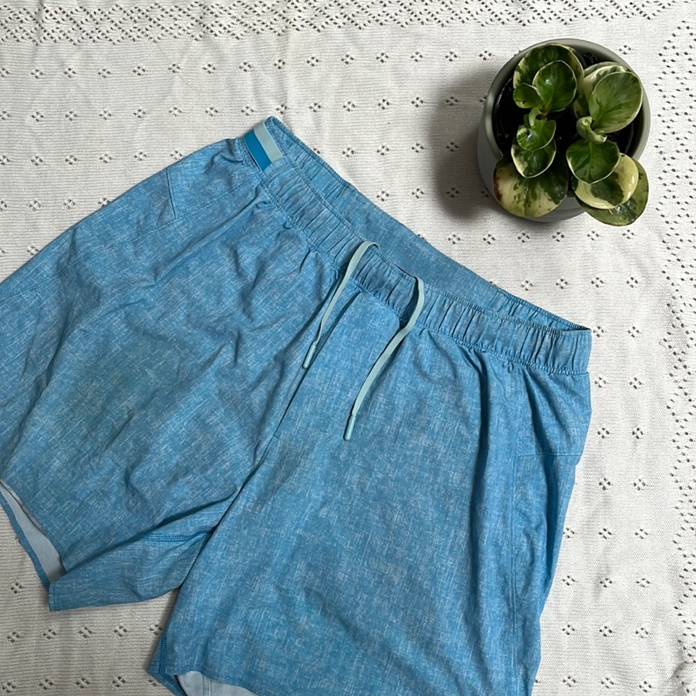 Blue Lululemon Shorts